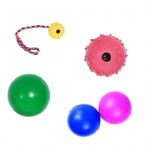 Dog Good Boy Rubber Ball 5Cm X 12 Pack With Bell