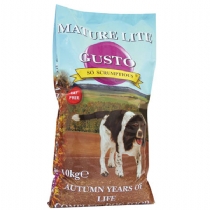 Dog Gusto Mature / Adult Lite Complete Dog Food 10Kg