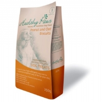 Dog Healthy Paws Peanut and Oat Dog Biscuit Treats