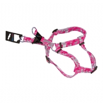 Dog Hemmo and Co Camouflage Harness Pink 1/2 X 24