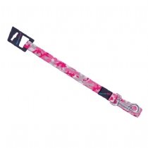Dog Hemmo and Co Camouflage Lead Pink 1/2 X 48