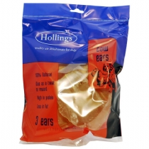 Dog Hollings Cow Ears 3Pk 3 Pieces X 7 Packs