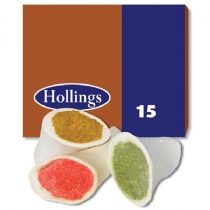 Hollings Filled Bone X 15 Pieces Assorted