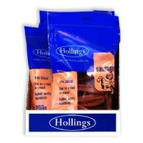 Dog Hollings Natural Dog Sausages 2.4Kg - 200G X 12