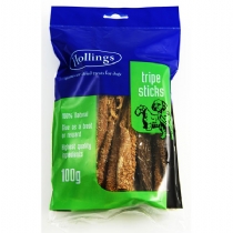 Dog Hollings Natural Dog Tripe Sticks Bulk Box 100G