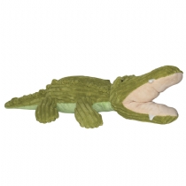 Dog It Corduroy Dog Toy Green Crocodile 40Cm