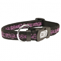 Dog iT Urban Edge Collar With Snap Black/Purple