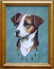 Jack Russell clock