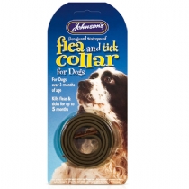 Dog Johnsons Waterproof Plastic Flea and Tick Collar