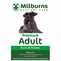 Dog Milburns Premium Dog Food Adult Duck and Potato