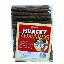 Dog Ppi Munchy Sticks 9-10Mm Pack 100 - Plain
