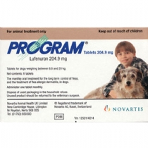 Dog Program Veterinary Dog Flea Treatments 6x204.9Mg