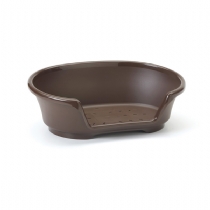 Savic Cosy-Air Plastic Dog Bed 38 Cm Warm Grey