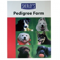 Dog Sherleys Five-Generation Pedigree Forms Single