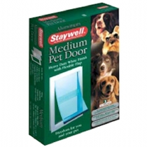Dog Staywell White Aluminium Dog Door (600 Series)