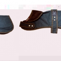 W R Outhwaite Wax Padded Coat Green Green 24