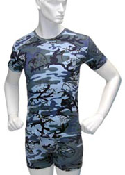 Dolce & Gabbana Camouflage Graffiti round neck t-shirt