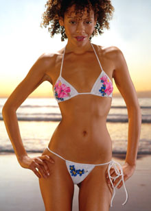 Dolce & Gabbana Hawaii string bikini