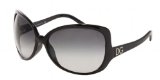 Dolce & Gabbana Dolce and Gabbana 6035 Sunglasses 501/8G SHINY BLACK GRAY GRAD 67/16 Extra Large
