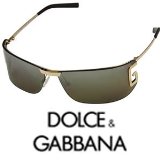 DOLCE and GABBANA 610S Sunglasses - Gold/Black