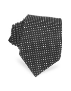 Polkadot Pattern Silk Narrow Tie