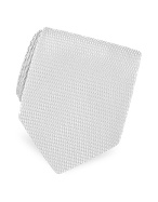 Dolce and Gabbana Solid Textured Woven Silk Tie