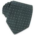Dolce and Gabbana Textured Squares Blue Jacquard Silk Tie