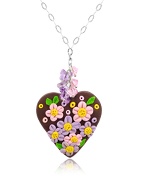 Dolci Gioie Sterling Silver Heart Necklace