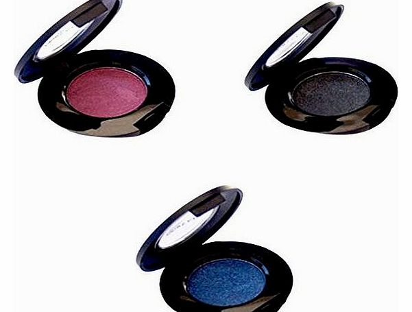 Dollface Mineral Makeup Christmas Gift Set Eye Shadow Trio In Your Face/ Rock the Party/ Rebel on a High