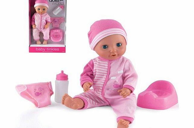 Dolls World Peterkin Dolls World Baby Tinkles Doll Pink