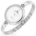 Top Model - Womenand#39;s White Stainless Steel Round Watch
