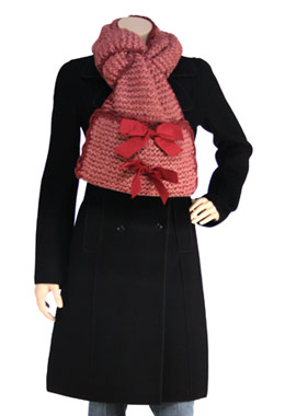 Domakaya Red Hand Warmer Scarf by Domakaya