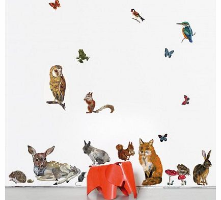 Domestic Animals sticker - 27 pieces Multicoloured `One