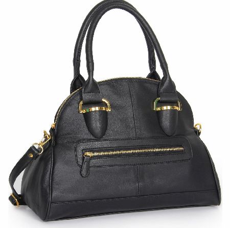 DOMO Leather Dome Zip Top