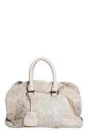 Donna all over lace bowler bag