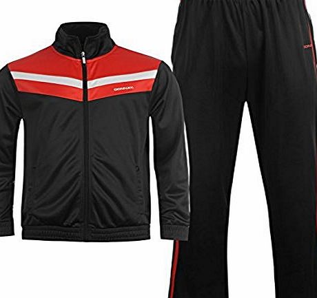 Donnay Mens Poly T Suit Sr43 Black XXL