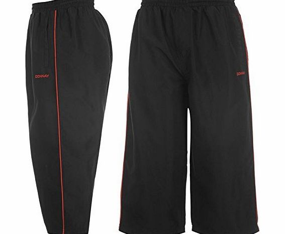 Donnay Three Quarter Woven Tracksuit Bottoms Mens Black M