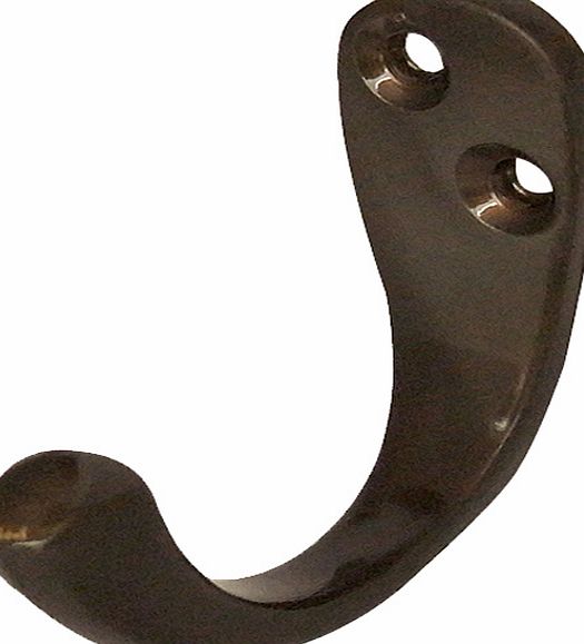 Door Furniture Direct Dark Bronze Wardrobe Hook 44mm