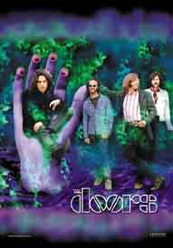 Doors, The The Doors Hand Band Purple Textile Poster