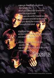 The Doors Poem Textile Poster