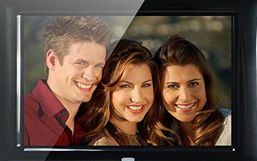 Dopobo 7 Inch High-Definition Digital Photo Frame Electronic Album Advertising Digital Frame Support MMC/MS/SD MP3 MPEG4 AVI USB Flash Disk (S, black)
