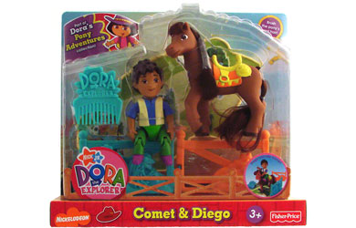dora Pony Playset - Comet and Diego
