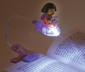 dora The Explorer Book Clip Light