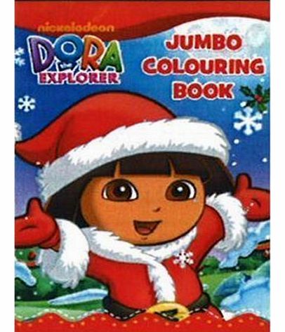 Dora the Explorer : Jumbo Christmas Colouring Book