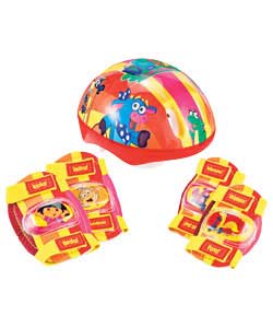 the Explorer Helmet and Pads Safety Set