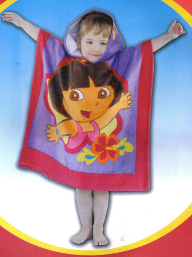 Dora the Explorer Poncho Hooded Towcho Towel
