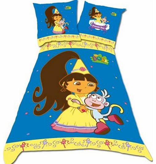 Dora The Explorer Princess Single Duvet Cover