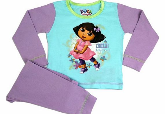 Dora the Explorer Pyjamas - Wincey - Age 2 to 3 Years