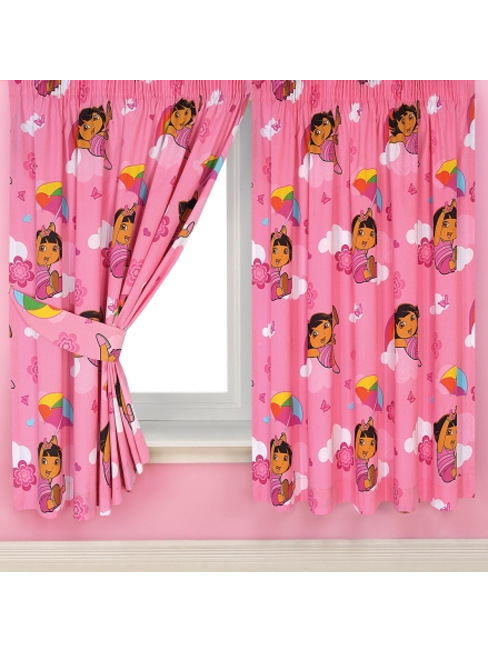 Dora the Explorer Rainbow Curtains 54` drop