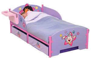 dora The Explorer Toddler Bed with Storage